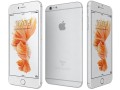 apple iphone 6s silver 3D मॉडल