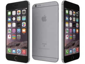 アップル iPhone 6s スペースグレイ 3Dモデル