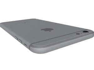 apple iphone 6s space gray 3D Model