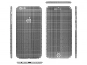 apple iphone 6s space gray 3D Model