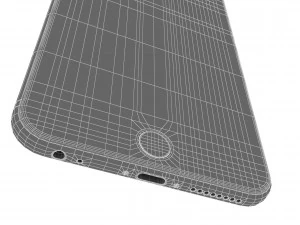 apple iphone 6s space gray 3D Model