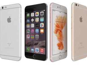 apple iphone 6s all colours 3D-Modell