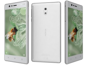 nokia 3 silver white Modelo 3D