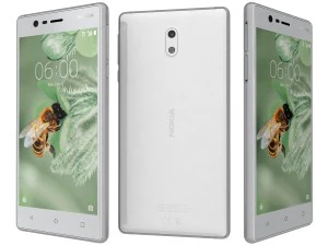 nokia 3 コッパーホワイト 3Dモデル