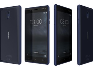 nokia 3 tempered blue 3Dモデル