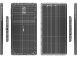 nokia 3 tempered blue 3Dモデル