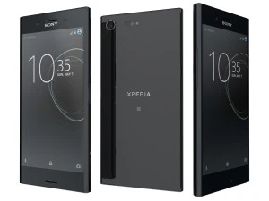 ソニー エクスペリア XZ プレミアム ディープシー ブラック 3Dモデル