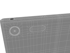 sony xperia xz premium deepsea black 3D Model