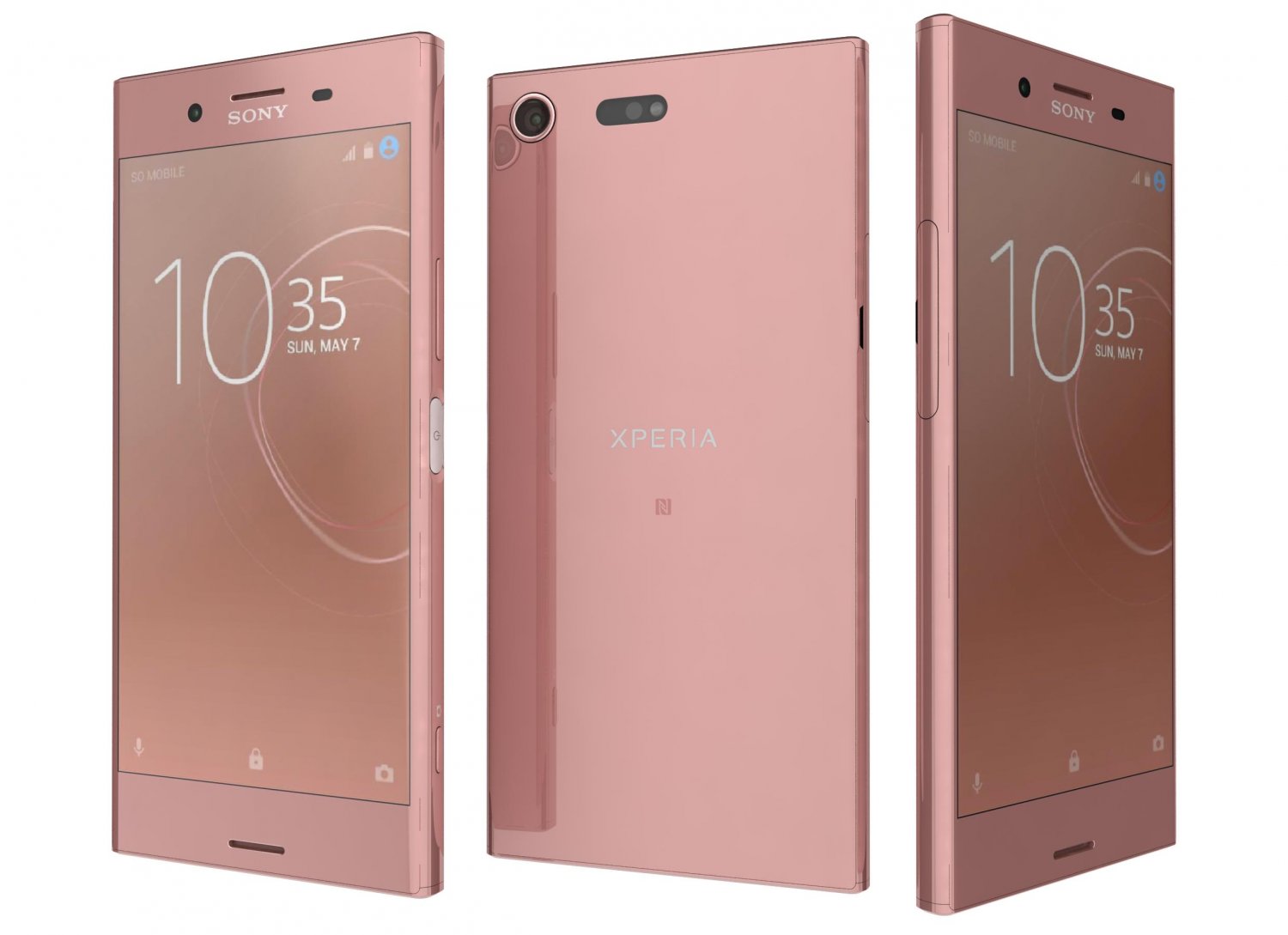 Dank u voor uw hulp begrijpen Levendig sony xperia xz premium bronze pink 3D Model in Phone and Cell Phone 3DExport