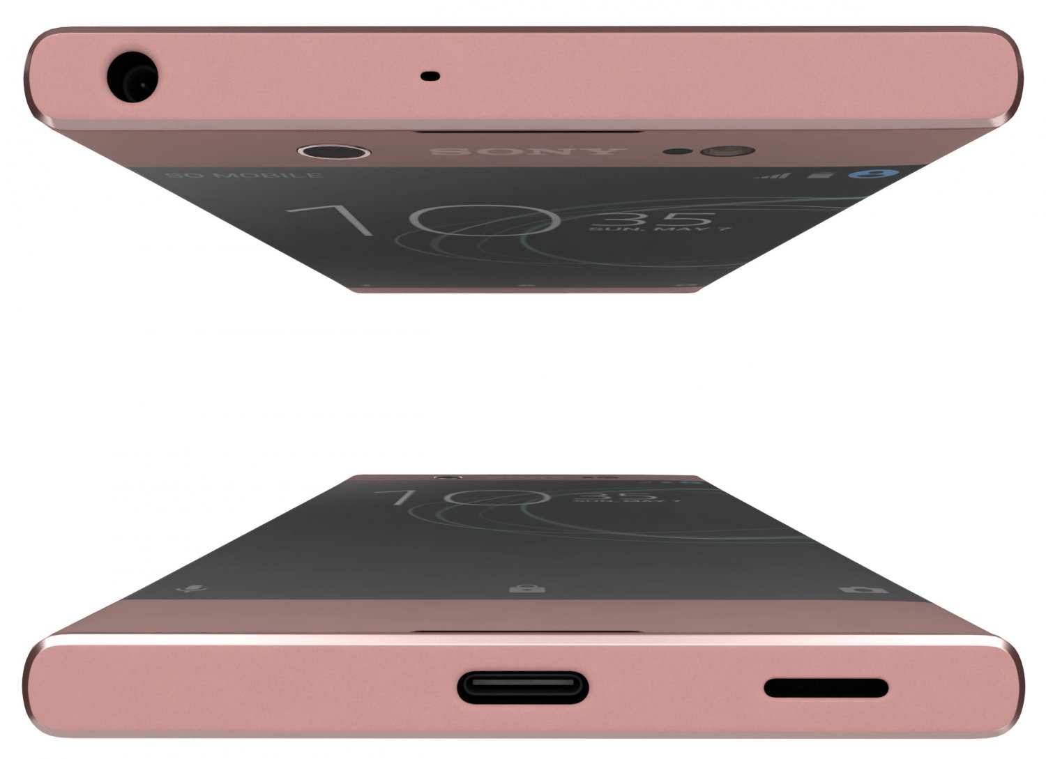 sony xperia xa1 ultra pink 3D Модель in Телефоны 3DExport