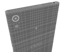 sony xperia xa1 ultra pink Modello 3D