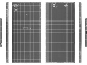 sony xperia xa1 ultra white 3D Model