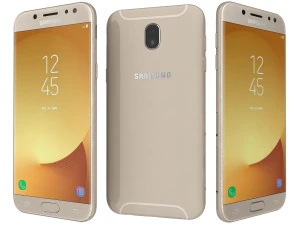 Samsung Galaxy J5 2017 oro Modello 3D
