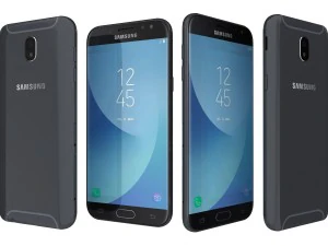 samsung galaxy j5 2017 black 3D Model