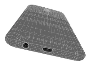 samsung galaxy j5 2017 black 3D Model