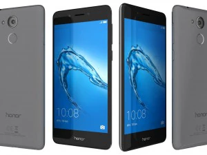 huawei honor 6c gray 3D Model
