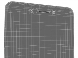 huawei honor 6c gray 3Dモデル