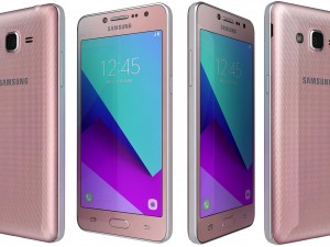samsung galaxy j2 prime pink 3D 모델