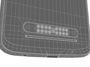 motorola moto z2 play nimbus blue 3D Model