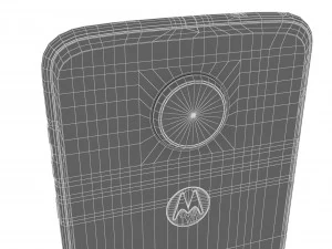 motorola moto z2 play nimbus blue 3D Model