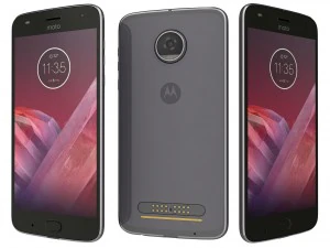 motorola moto z2 play nimbus gray 3D Model