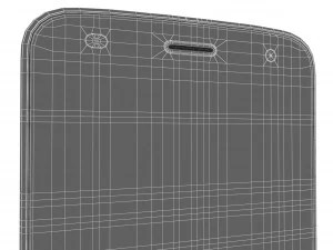 motorola moto z2 play nimbus gray 3D Model