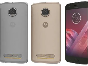 motorola moto z2 play all colors 3D Model