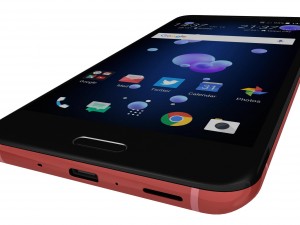 htc u11 solar red Modelo 3D