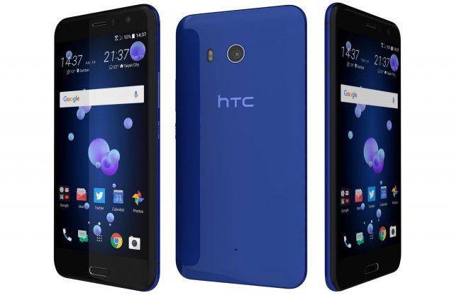htc u11 sapphire blue 3Dモデル .c4d .max .obj .3ds .fbx .stl .blend 