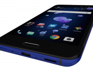 htc u11 sapphire blue 3Dモデル
