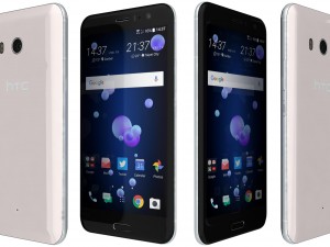 htc u11 ice white 3Dモデル