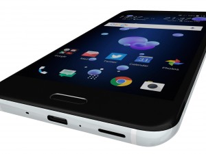 htc u11 ice white 3Dモデル