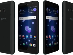 htc u11 brilliant black 3D-Modell