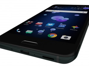 htc u11 brilliant black 3D-Modell