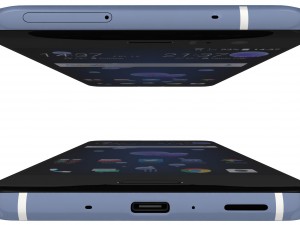 htc u11 amazing silver Modelo 3D