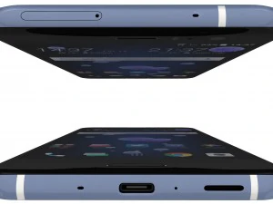 htc u11 amazing silver 3D Model