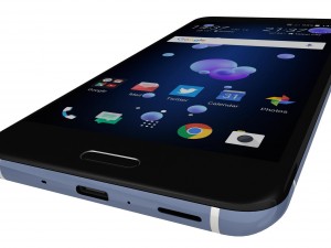 htc u11 amazing silver Modelo 3D