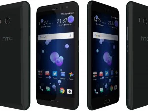 htc u11 all colors 3D Model