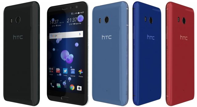 htc u11 all colors 3D Model .c4d .max .obj .3ds .fbx .stl .blend