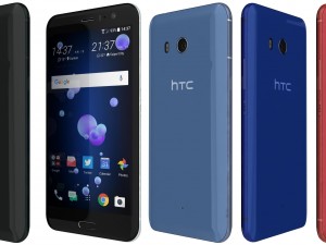 htc u11 all colors 3D Model