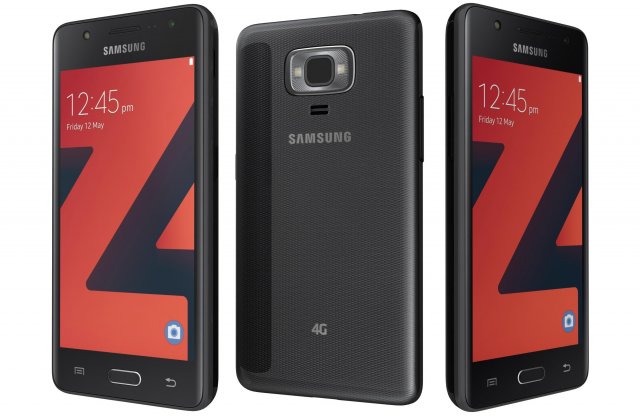 samsung z4 black 3D Model .c4d .max .obj .3ds .fbx .stl .blend 