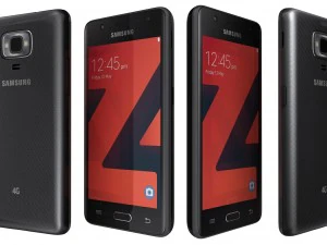 samsung z4 black 3D Model