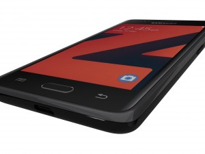 samsung z4 black 3D Model