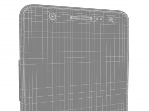 samsung z4 black 3D Model