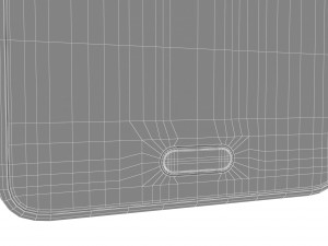 samsung z4 black 3D Model