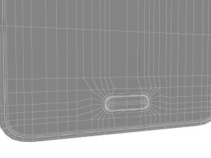 samsung z4 black 3D Model