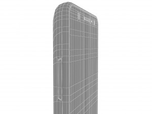 samsung z4 black 3D Model