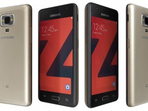 samsung z4 black and gold Modèle 3D