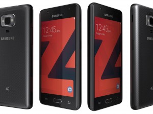 samsung z4 black and gold Modèle 3D