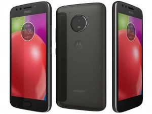 motorola moto e4 licorice black 3D Model